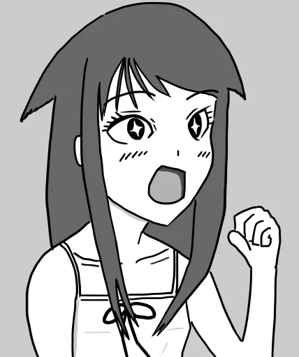 ガッツポーズな沙耶