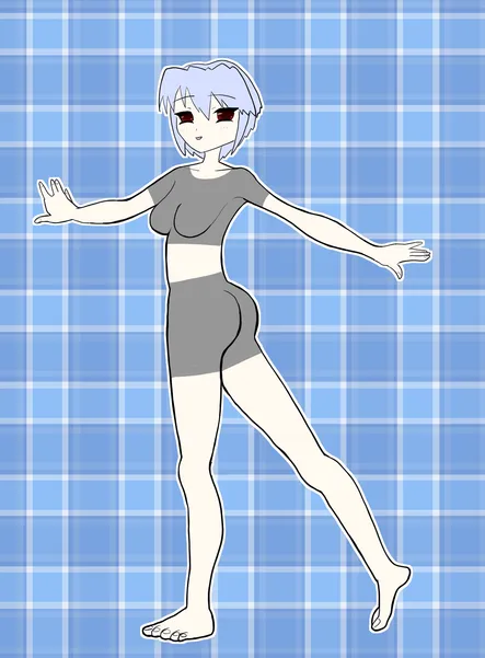 ポーズ集で練習(雪)